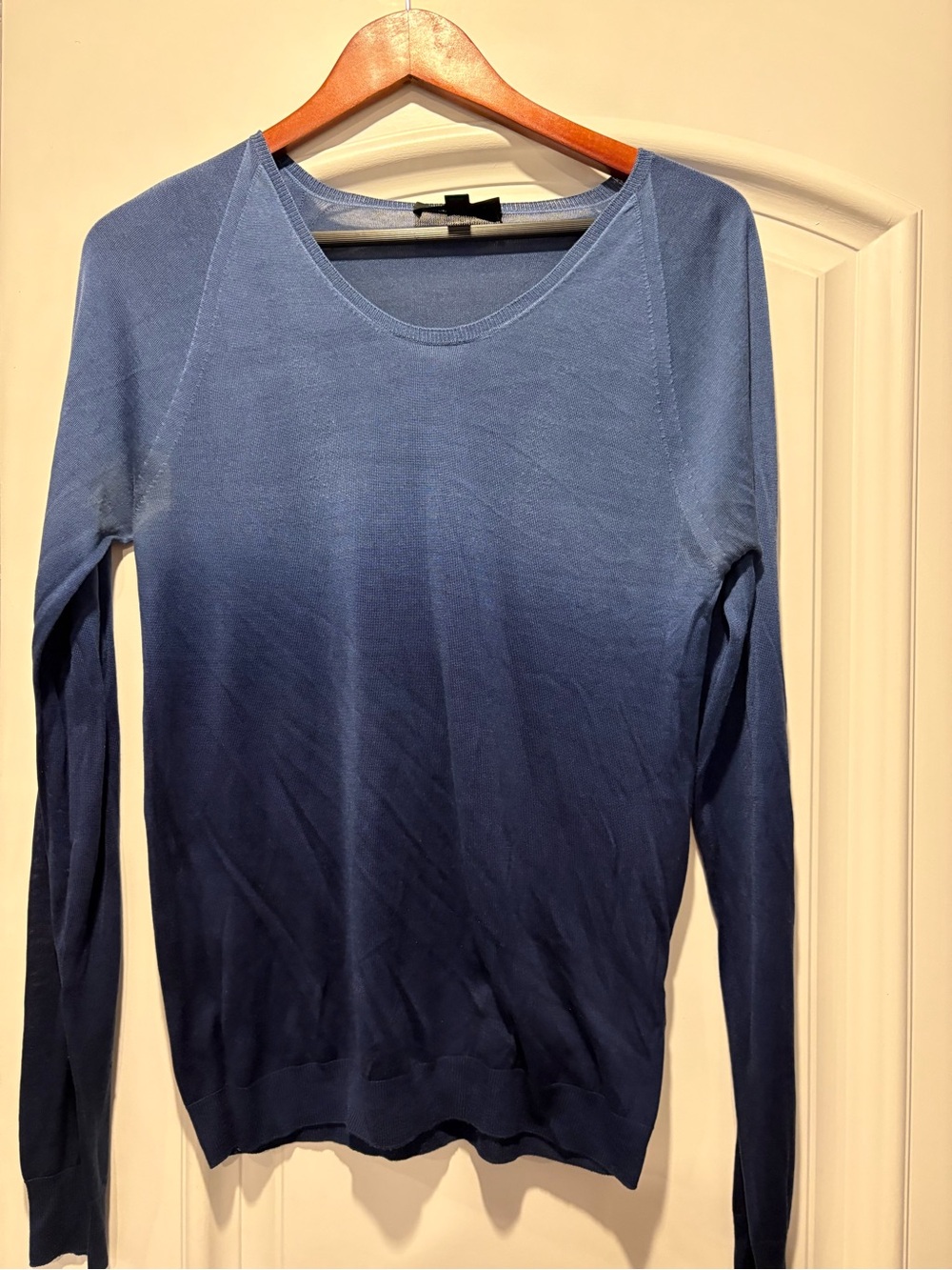 Burberry Ombre Blue Crewneck Sweater